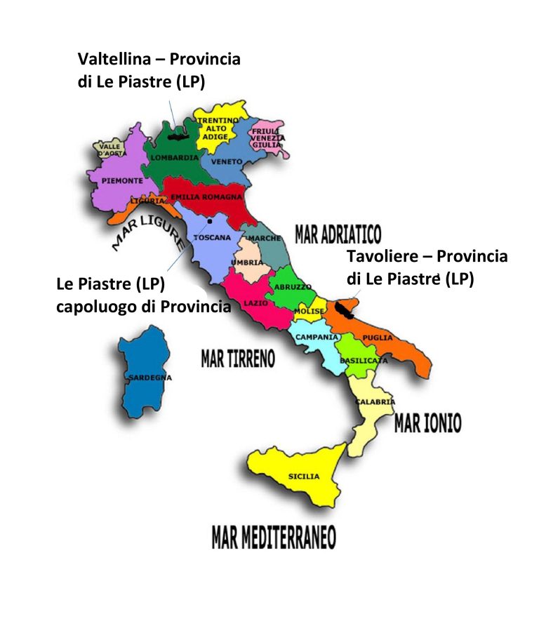 ANCHE LE PIASTRE STA PER DIVENTARE PROVINCIA