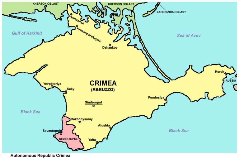 CLAMOROSO AL REFERENDUM RUSSO: CRIMEA ANNESSA ALL’ABRUZZO
