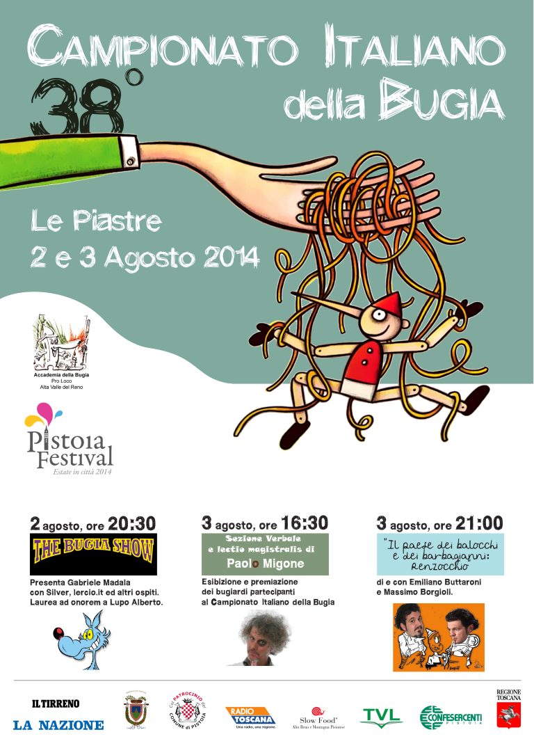 38° CAMPIONATO ITALIANO DELLA BUGIA: ECCO IL PROGRAMMA