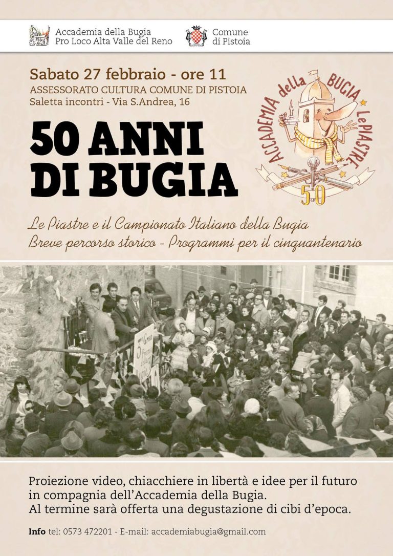 INIZIANO I FESTEGGIAMENTI PER I 50 ANNI DEL CAMPIONATO ITALIANO DELLA BUGIA