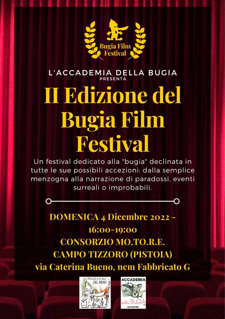 IL 4 DICEMBRE TORNA IL BUGIA FILM FESTIVAL