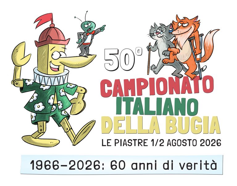 IL CAMPIONATO DELLA BUGIA 2026 CELEBRA PINOCCHIO E I SUOI AMICI